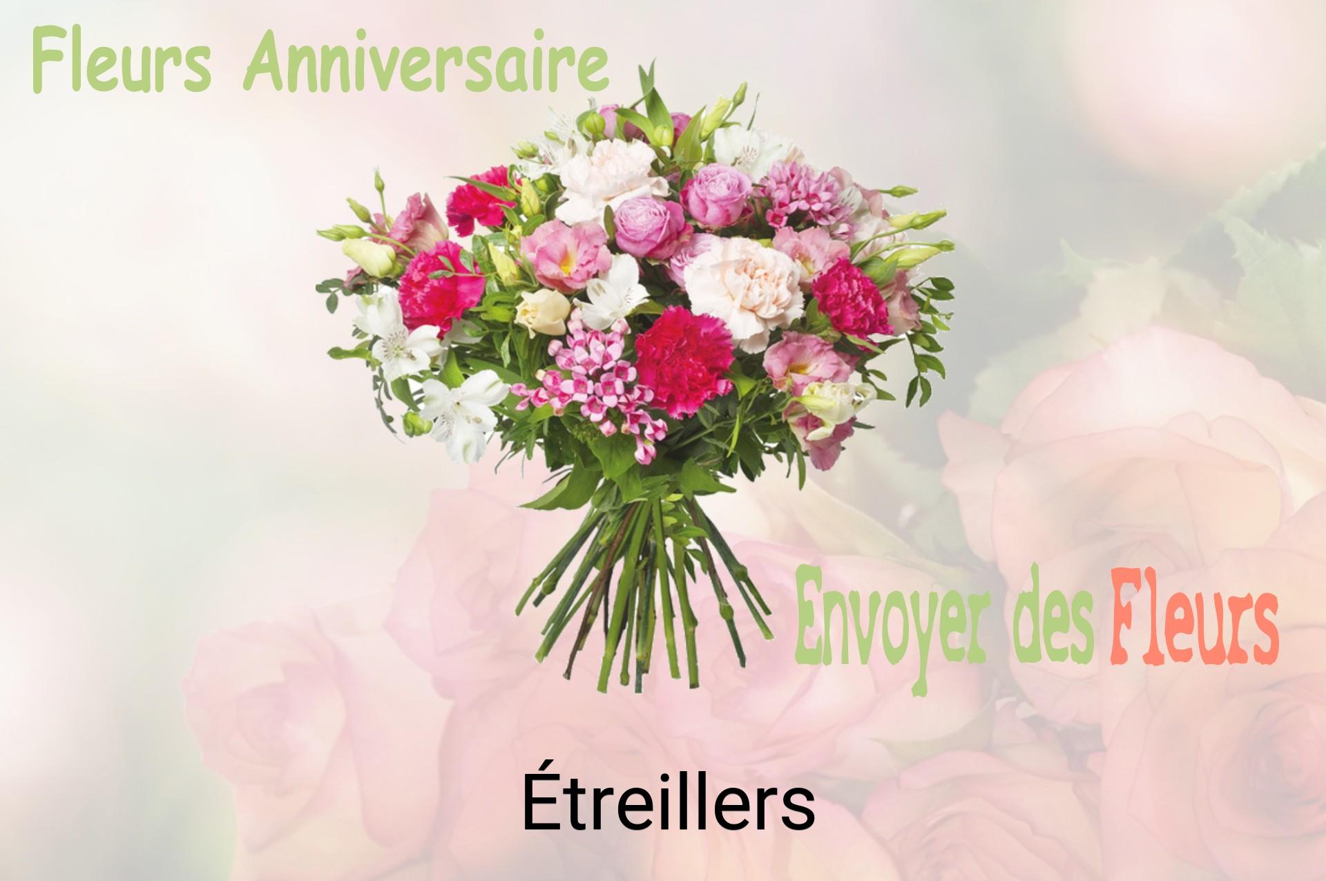 Bouquet de fleurs d’anniversaire livré à Étreillers